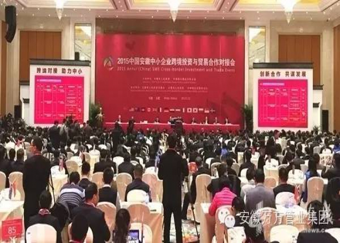 安徽万方集团参加2015中国安徽中小企业投资与贸易合作对接会